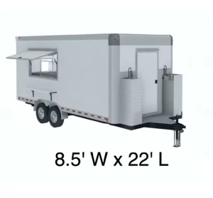 8.5' W x 22' L Kitchen